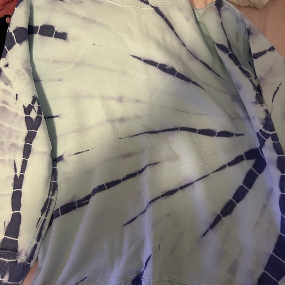 SO Oversized White and Gray Hoodie Sweatshirt